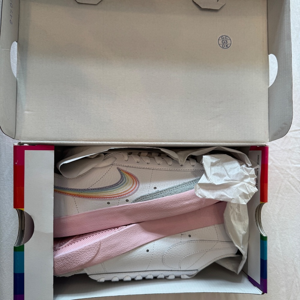 Nike Blazer Low 77" Vintage Be True Rainbow LGBTQ NEW UNISEX W8.5 M7 - Picture 4 of 12